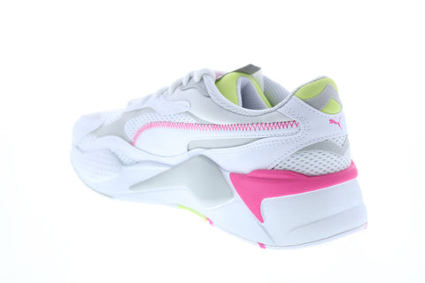 Puma RS-X3 Millenium 37323604 Mens White Mesh Lace Up Lifestyle Sneakers Shoes