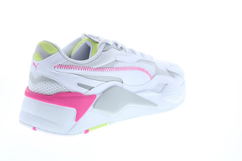 Puma RS-X3 Millenium 37323604 Mens White Mesh Lace Up Lifestyle Sneakers Shoes