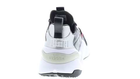 Puma Rise Metal 37325902 Womens Black Mesh Lace Up Lifestyle Sneakers Shoes