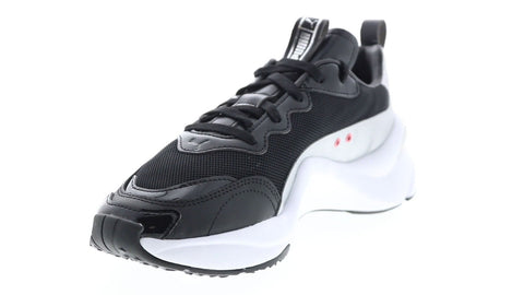 Puma Rise Metal 37325902 Womens Black Mesh Lace Up Lifestyle Sneakers Shoes