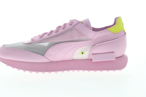 Puma Future Rider X Chinatown Market 37330401 Mens Pink Low Top Sneakers Shoes