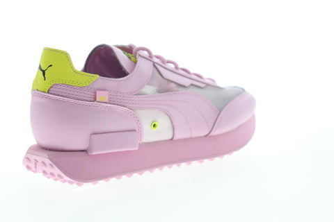 Puma Future Rider X Chinatown Market 37330401 Mens Pink Low Top Sneakers Shoes