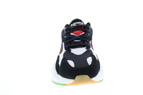 Puma RS-X3 WH 37330802 Mens Black Suede Lace Up Lifestyle Sneakers Shoes