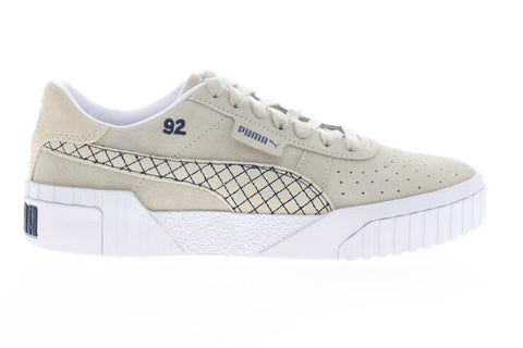 Puma Cali Suede X Selena Gomez 37333401 Womens Gray Suede Lace Up Sneakers Shoes