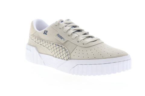 Puma Cali Suede X Selena Gomez 37333401 Womens Gray Suede Lace Up Sneakers Shoes