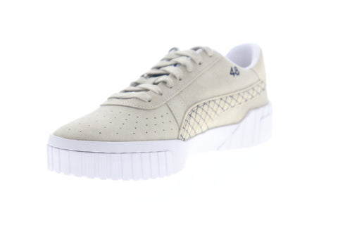 Puma Cali Suede X Selena Gomez 37333401 Womens Gray Suede Lace Up Sneakers Shoes