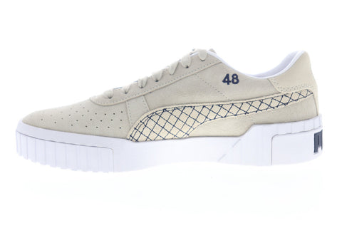 Puma Cali Suede X Selena Gomez 37333401 Womens Gray Suede Lace Up Sneakers Shoes