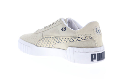 Puma Cali Suede X Selena Gomez 37333401 Womens Gray Suede Lace Up Sneakers Shoes