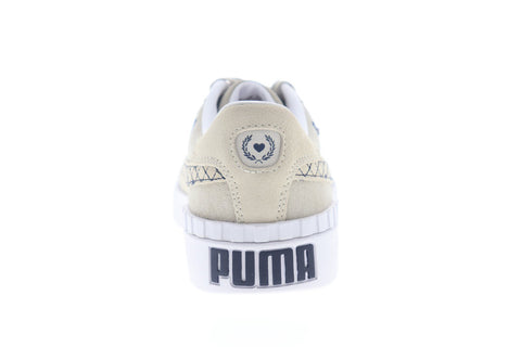 Puma Cali Suede X Selena Gomez 37333401 Womens Gray Suede Lace Up Sneakers Shoes