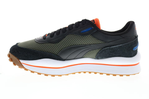 Puma Style Rider Warm Texture 37338201 Gray Mesh Lifestyle Sneakers Shoes