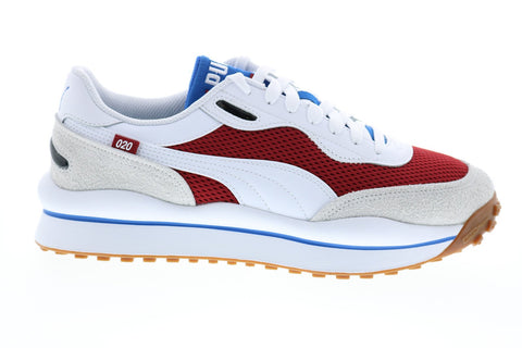 Puma Style Rider Warm Texture 37338202 White Mesh Lifestyle Sneakers Shoes