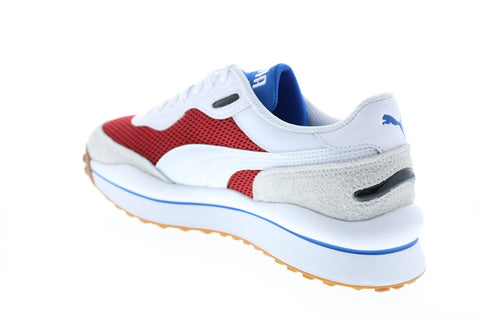 Puma Style Rider Warm Texture 37338202 White Mesh Lifestyle Sneakers Shoes