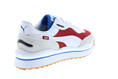 Puma Style Rider Warm Texture 37338202 White Mesh Lifestyle Sneakers Shoes