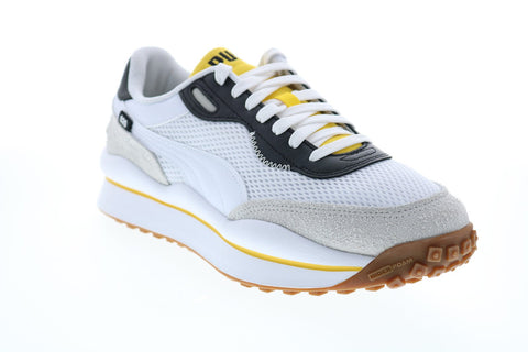 Puma Style Rider Warm Texture 37338203 Mens White Lifestyle Sneakers Shoes