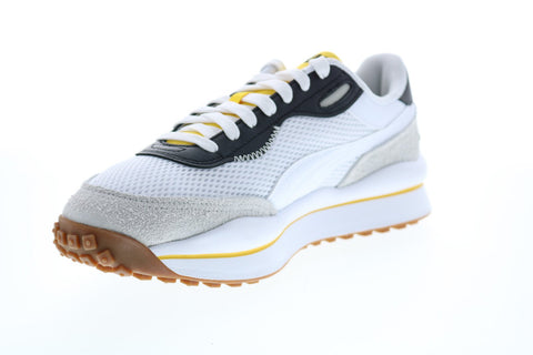 Puma Style Rider Warm Texture 37338203 Mens White Lifestyle Sneakers Shoes