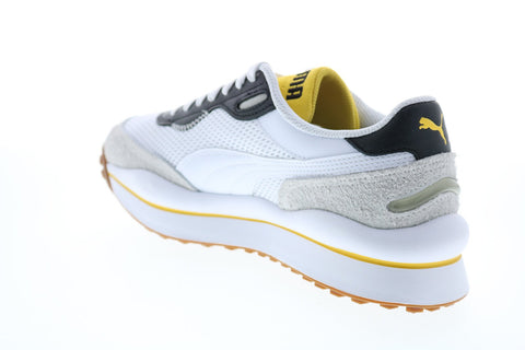 Puma Style Rider Warm Texture 37338203 Mens White Lifestyle Sneakers Shoes