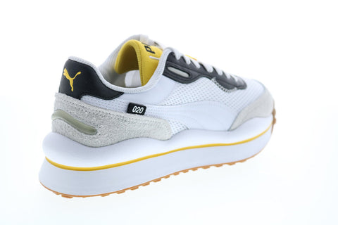 Puma Style Rider Warm Texture 37338203 Mens White Lifestyle Sneakers Shoes