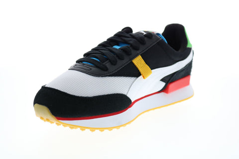 Puma Future Rider WH 37338402 Mens Black Canvas Lifestyle Sneakers Shoes