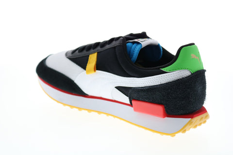 Puma Future Rider WH 37338402 Mens Black Canvas Lifestyle Sneakers Shoes