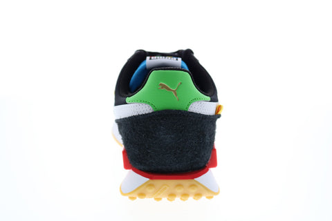 Puma Future Rider WH 37338402 Mens Black Canvas Lifestyle Sneakers Shoes