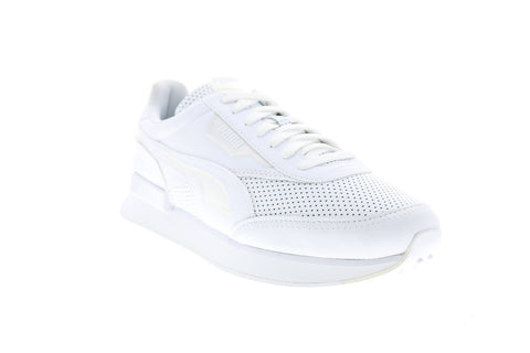 Puma Future Rider White Ice 37341501 Mens White Lifestyle Sneakers Shoes