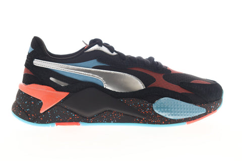 Puma RS-X3 Fifth Element 37341601 Mens Black Leather Low Top Sneakers Shoes