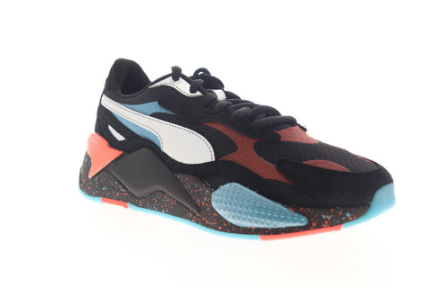 Puma RS-X3 Fifth Element 37341601 Mens Black Leather Low Top Sneakers Shoes