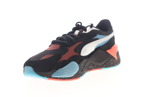 Puma RS-X3 Fifth Element 37341601 Mens Black Leather Low Top Sneakers Shoes