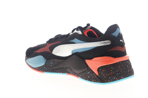 Puma RS-X3 Fifth Element 37341601 Mens Black Leather Low Top Sneakers Shoes