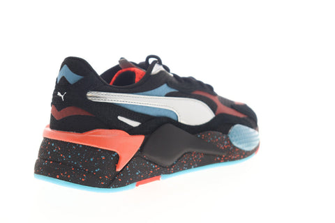 Puma RS-X3 Fifth Element 37341601 Mens Black Leather Low Top Sneakers Shoes
