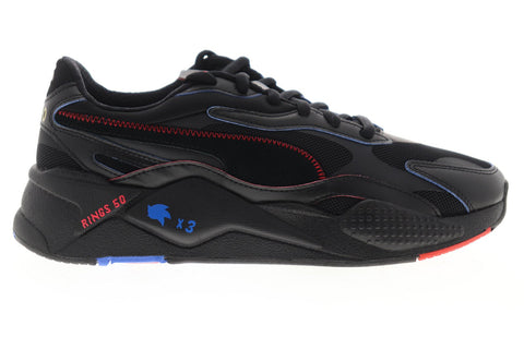 Puma RS-X3 Sonic 37342901 Mens Black Mesh Lace Up Low Top Sneakers Shoes