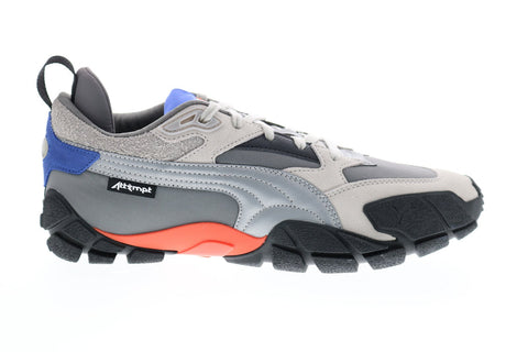 Puma Centaur x Attempt Mens Gray Suede Collaboration & Limited Sneakers Shoes