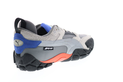 Puma Centaur x Attempt Mens Gray Suede Collaboration & Limited Sneakers Shoes