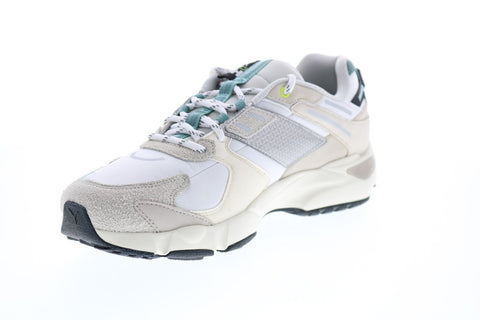 Puma LQD Cell Extol x Helly Hansen Mens Gray Leather Lace Up Sneakers Shoes