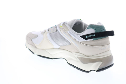 Puma LQD Cell Extol x Helly Hansen Mens Gray Leather Lace Up Sneakers Shoes