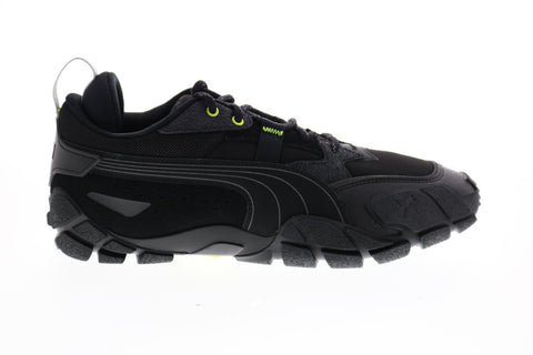 Puma Centaur x Helly Hansen Mens Black Leather Lace Up Sneakers Shoes