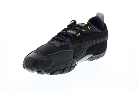 Puma Centaur x Helly Hansen Mens Black Leather Lace Up Sneakers Shoes