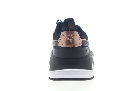 Puma X-Ray Metallic Shine 37358601 Womens Black Mesh Lace Up Sneakers Shoes