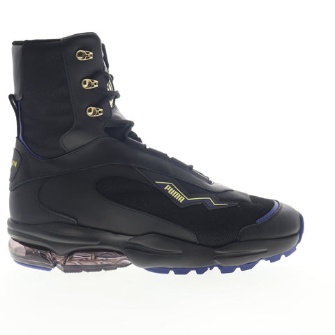 Puma Cell Stellar Mid X Balmain Paris 37374701 Mens Black High Top Sneakers Shoes