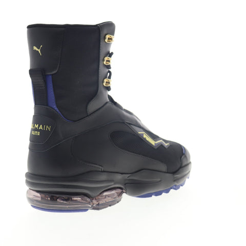 Puma Cell Stellar Mid X Balmain Paris 37374701 Mens Black High Top Sneakers Shoes