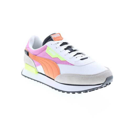 Puma Future Rider Play On 37379278 Womens White Lifestyle Sneakers Shoes