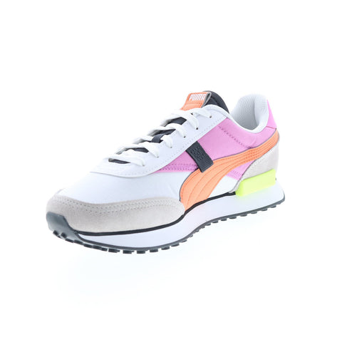 Puma Future Rider Play On 37379278 Womens White Lifestyle Sneakers Shoes