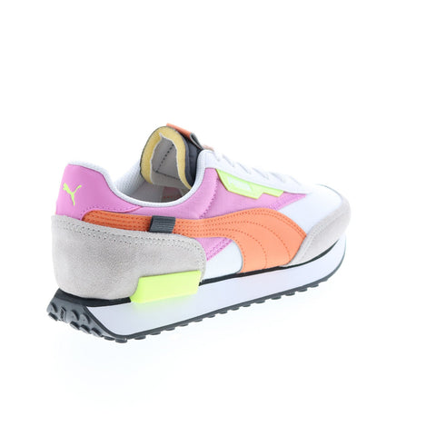Puma Future Rider Play On 37379278 Womens White Lifestyle Sneakers Shoes