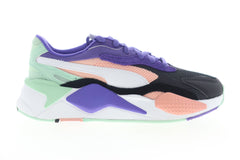 Puma RS-X3 Puzzle 37379719 Womens White Mesh Lace Up Sneakers Shoes