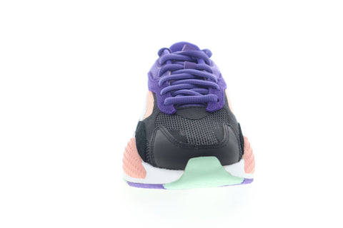 Puma RS-X3 Puzzle 37379719 Womens White Mesh Lace Up Sneakers Shoes