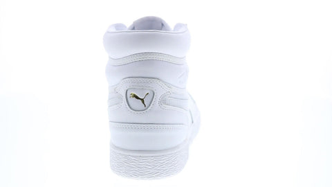 Puma Ralph Sampson Mid 37383101 Mens White Leather Lifestyle Sneakers Shoes