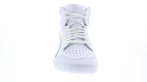 Puma Ralph Sampson Mid 37383101 Mens White Leather Lifestyle Sneakers Shoes