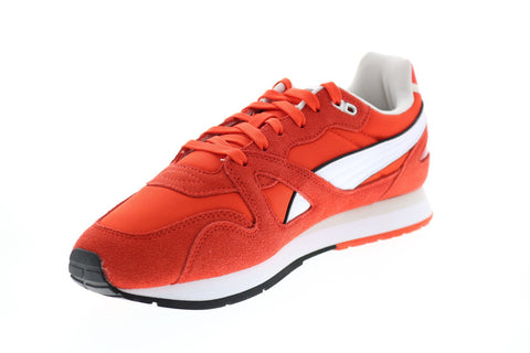 Puma Mirage Og 37297603 Mens Red Suede Lace Up Sneakers Lifestyle Shoes