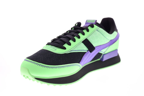 Puma Future Rider Future Mutants Mens Green Synthetic Lifestyle Sneakers Shoes