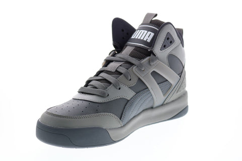 Puma Backcourt Mid 37413904 Mens Gray Basketball Inspired Sneakers Shoes